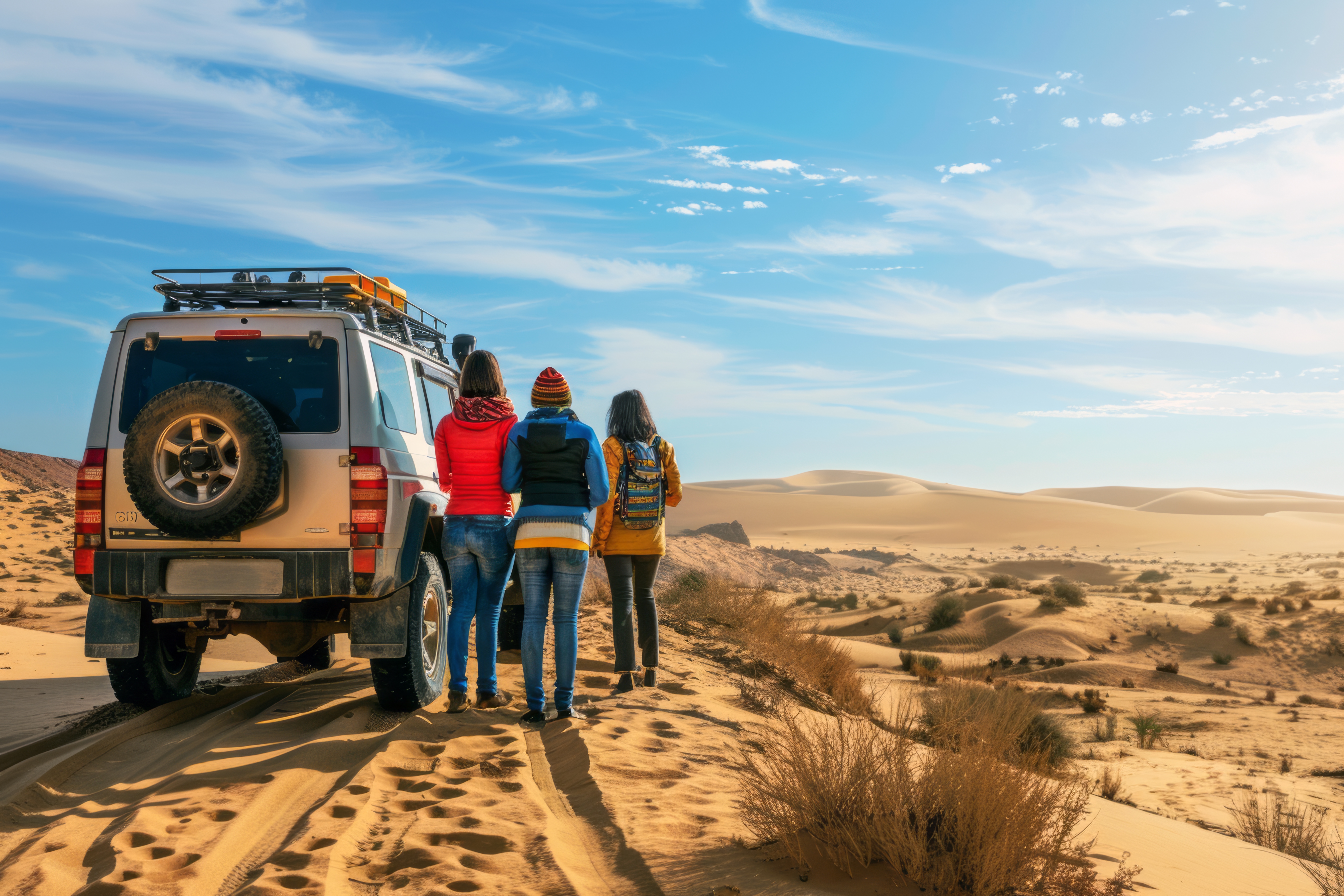 Team playing volleyball